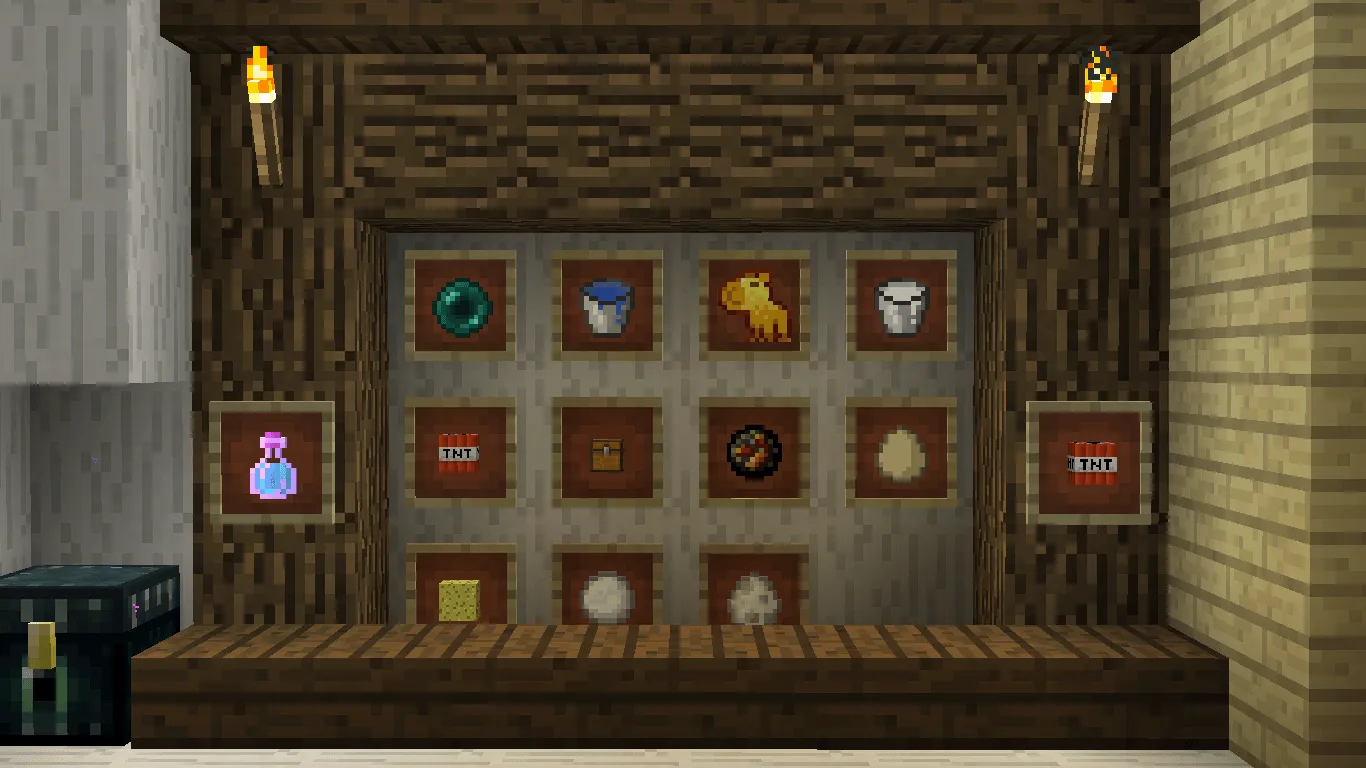 Capybara [16x] - Pack Overlay — скриншот 2 (Текстуры, Minecraft)