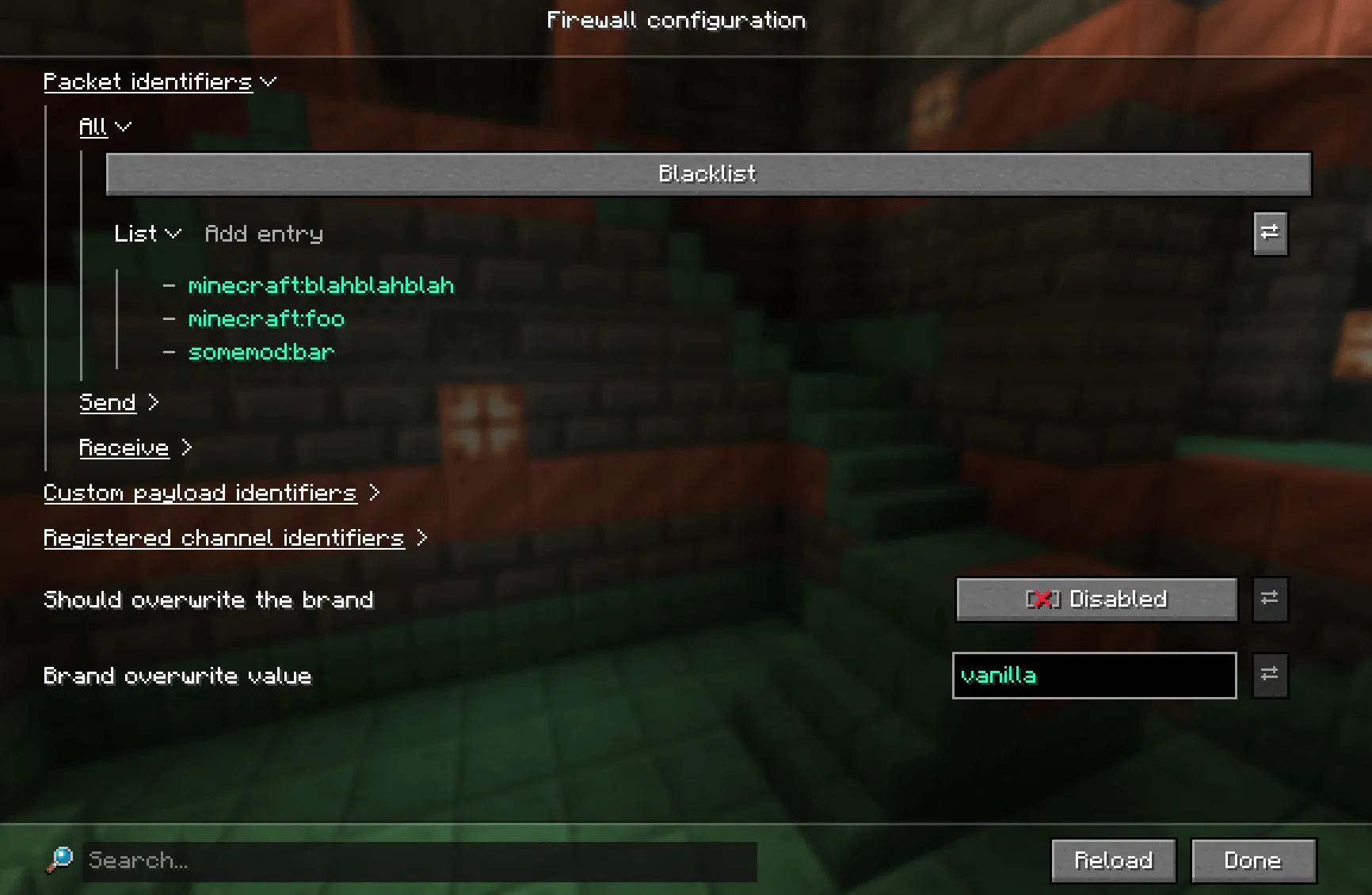 Firewall, Моды, Minecraft