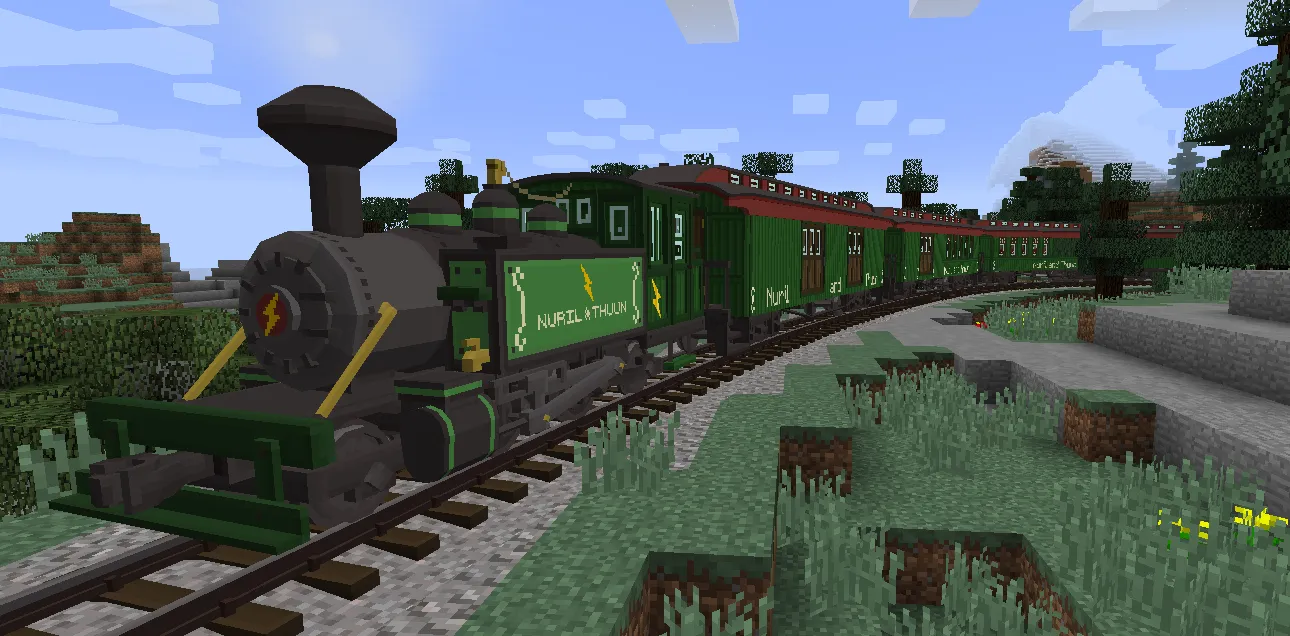 Trains of Ruun - Community Addon — скриншот 5 (Текстуры, Minecraft)