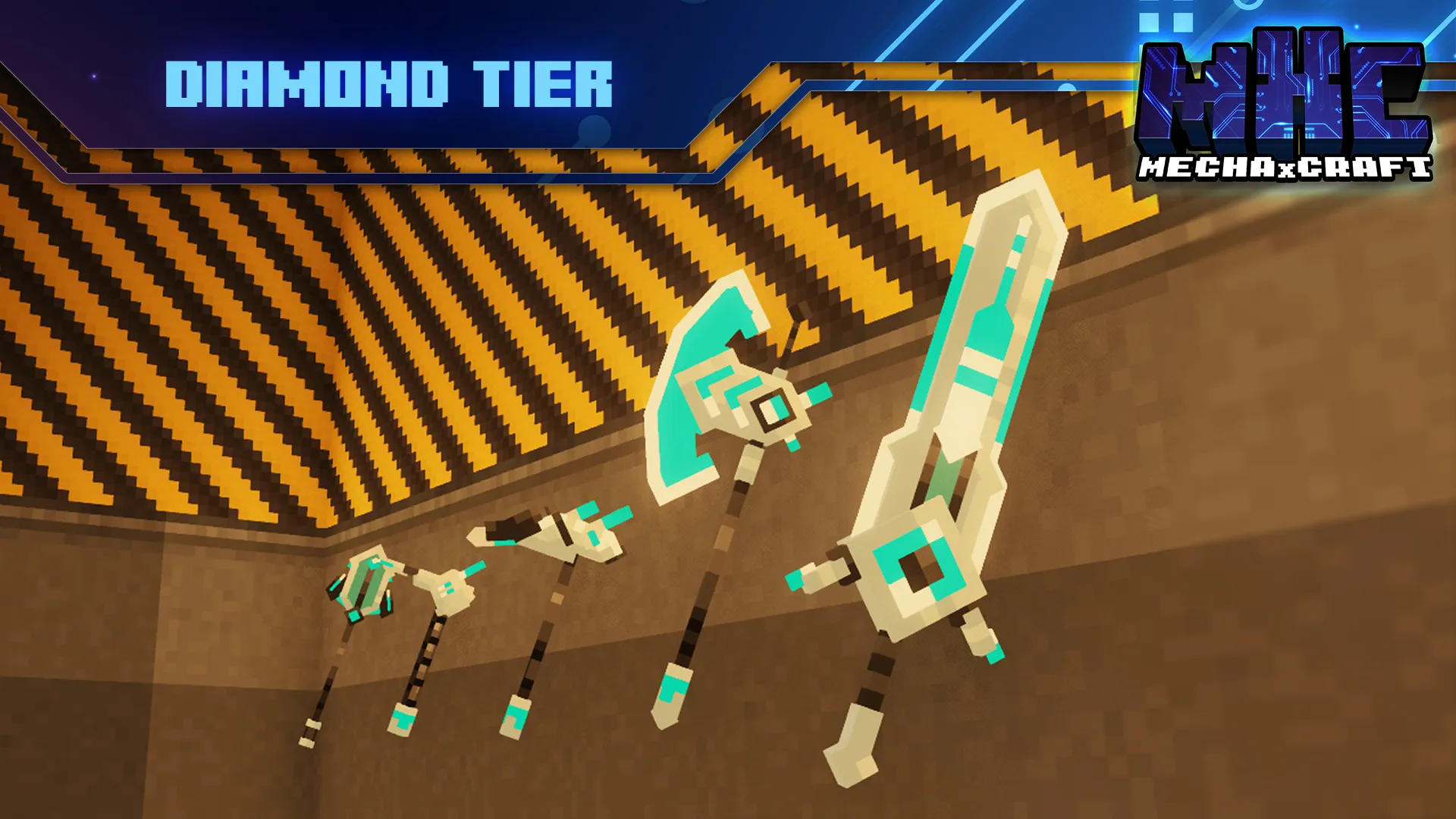 Mecha X Craft Equipments Addon — скриншот 6 (Текстуры, Minecraft)