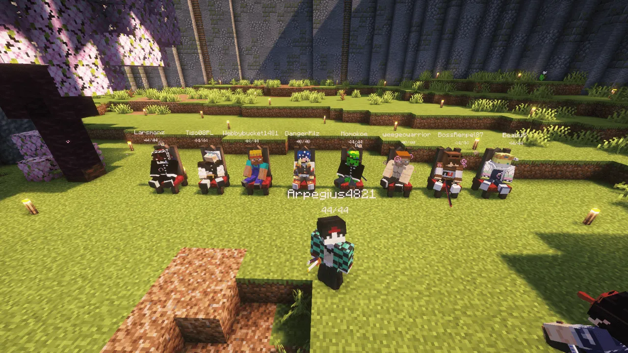 TasteTheSno's Demon Slayer SMP — скриншот 1 (Модпаки, Minecraft)