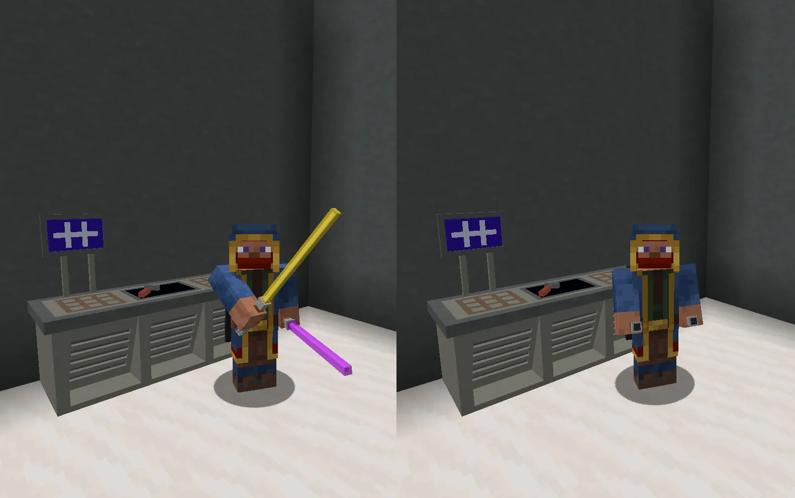Dan's Lightsabers, Моды, Minecraft