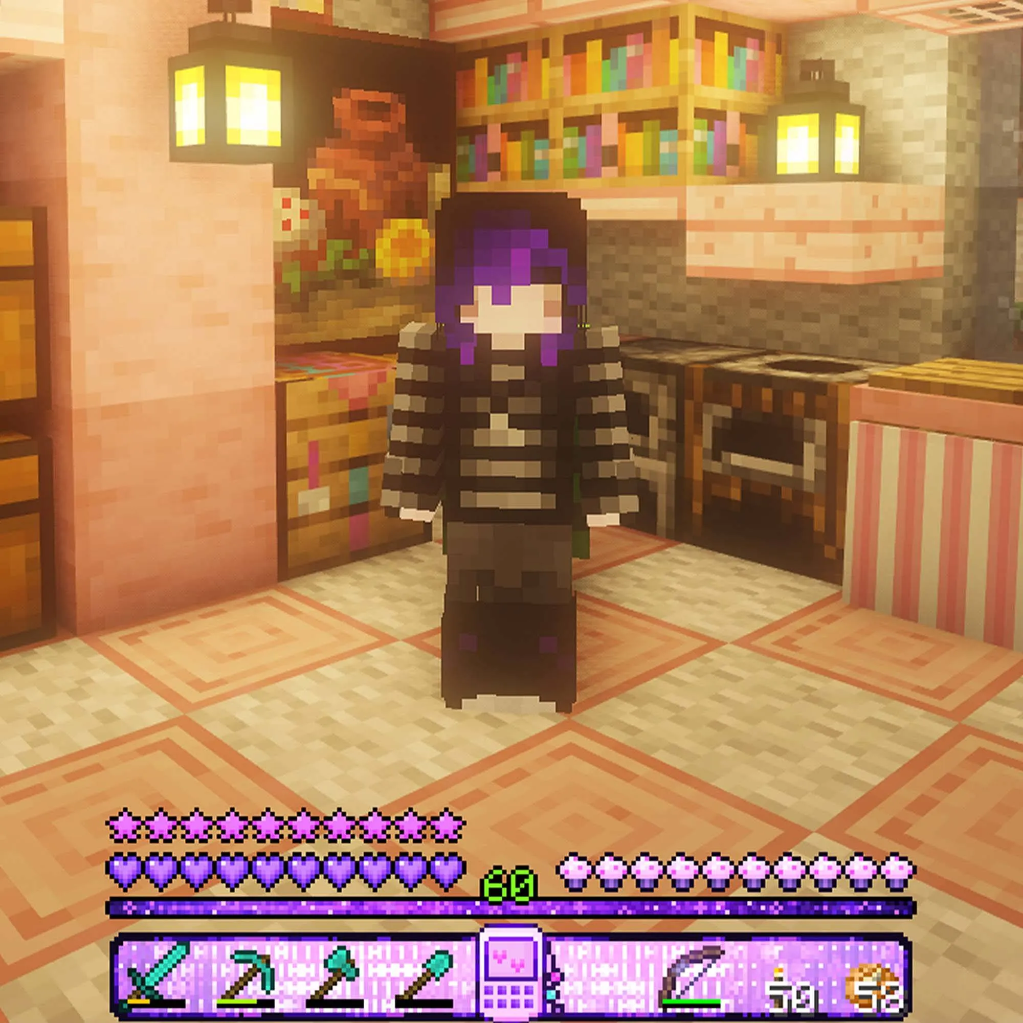 Luvstar’s Star Cadet Hotbar — скриншот 3 (Текстуры, Minecraft)