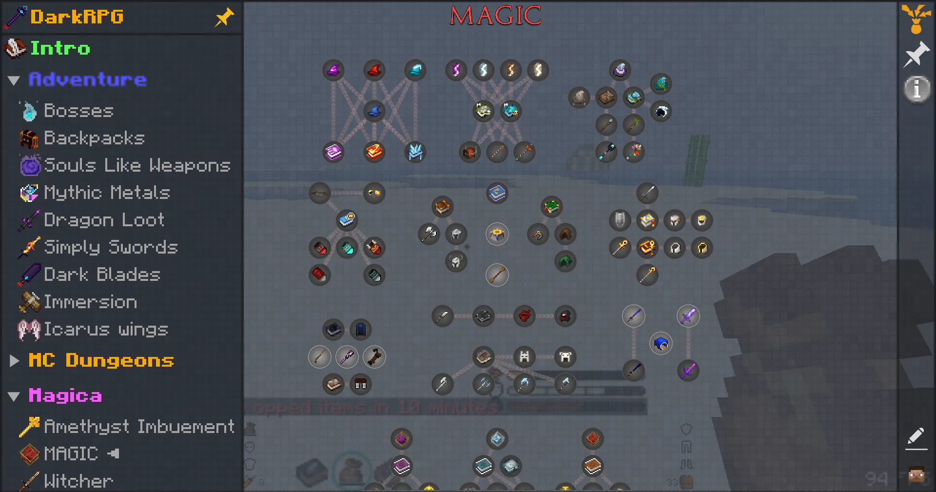 DarkRPG - RPG with Magic, Origins, Quests, Adventure, Модпаки, Minecraft