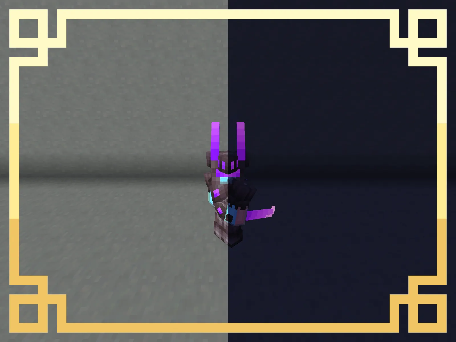 Cyberpunk Samurai — скриншот 6 (Текстуры, Minecraft)