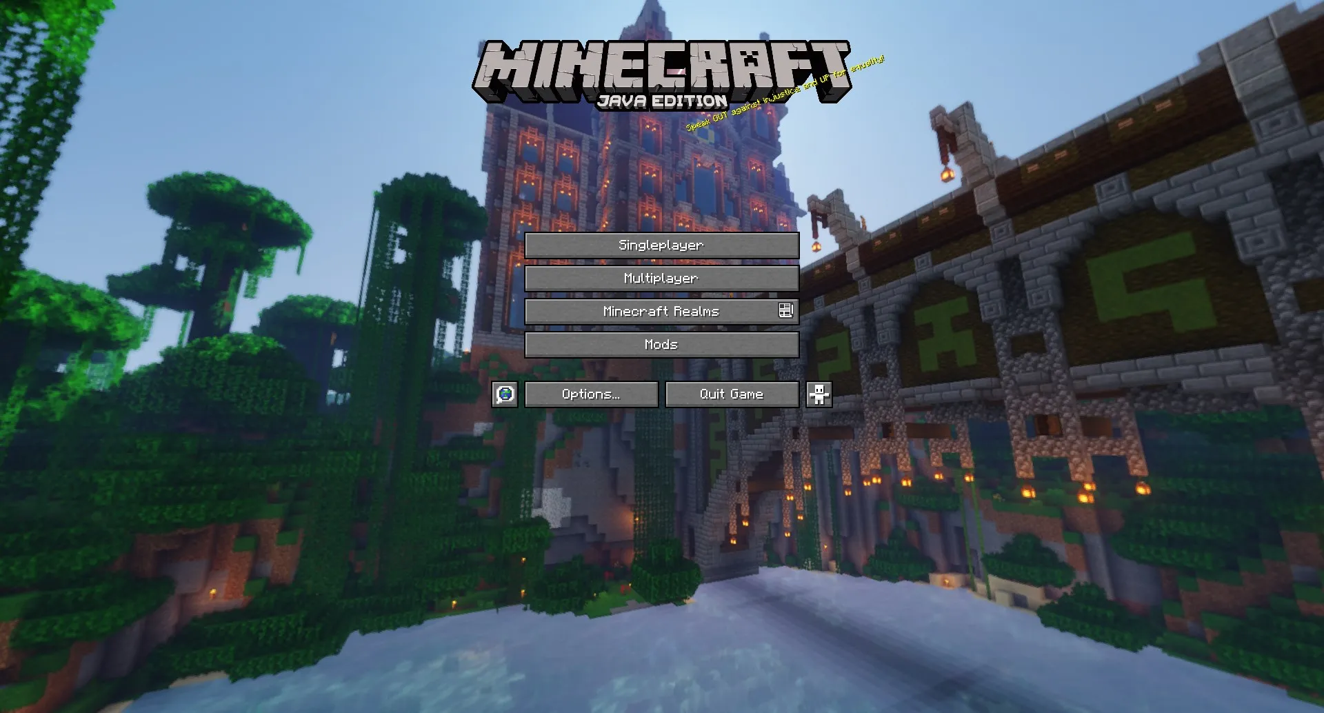 ChattaRealm 5 Jungle Manor Panorama — скриншот 1 (Текстуры, Minecraft)