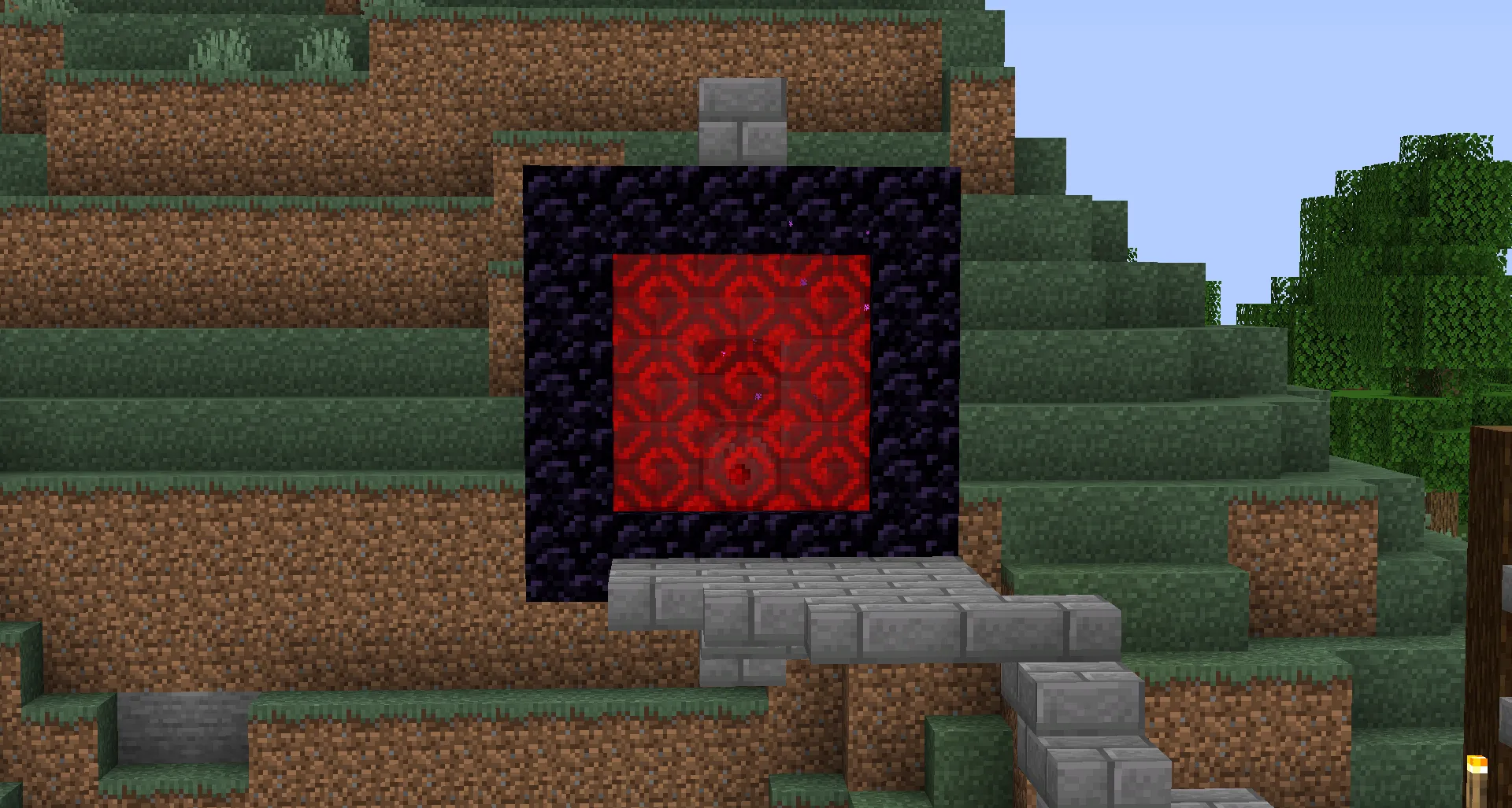 red portals :by bannanabros23 — скриншот 1 (Текстуры, Minecraft)