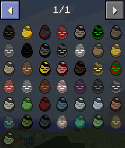 Kehaan Spawn Eggs, Текстуры, Minecraft