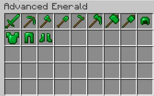 Advanced Emerald Mod, Моды, Minecraft