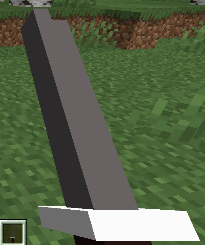 Just a 3d sword, Моды, Minecraft