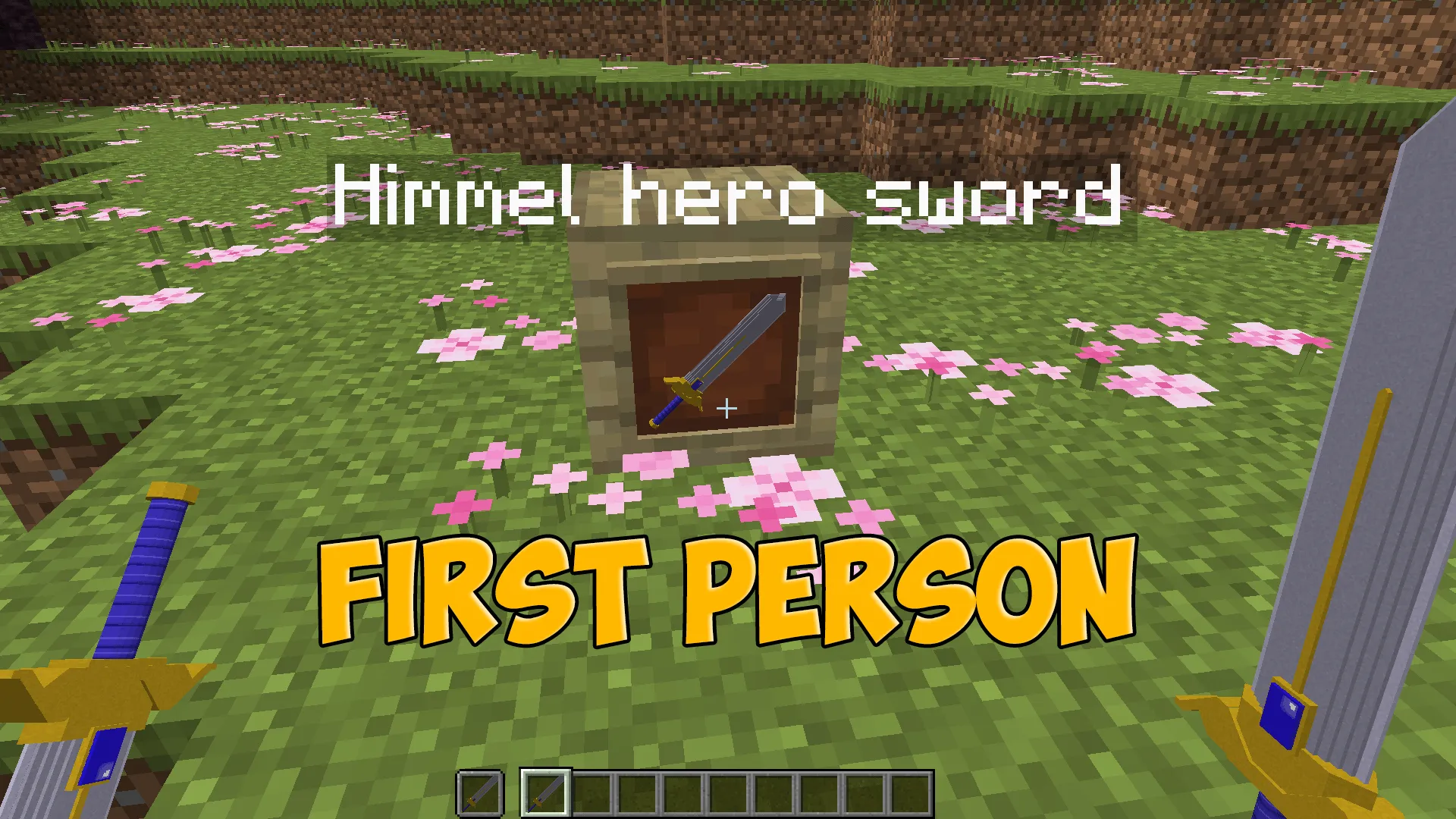 Himmel hero sword from anime Sousou no Frieren — скриншот 5 (Текстуры, Minecraft)
