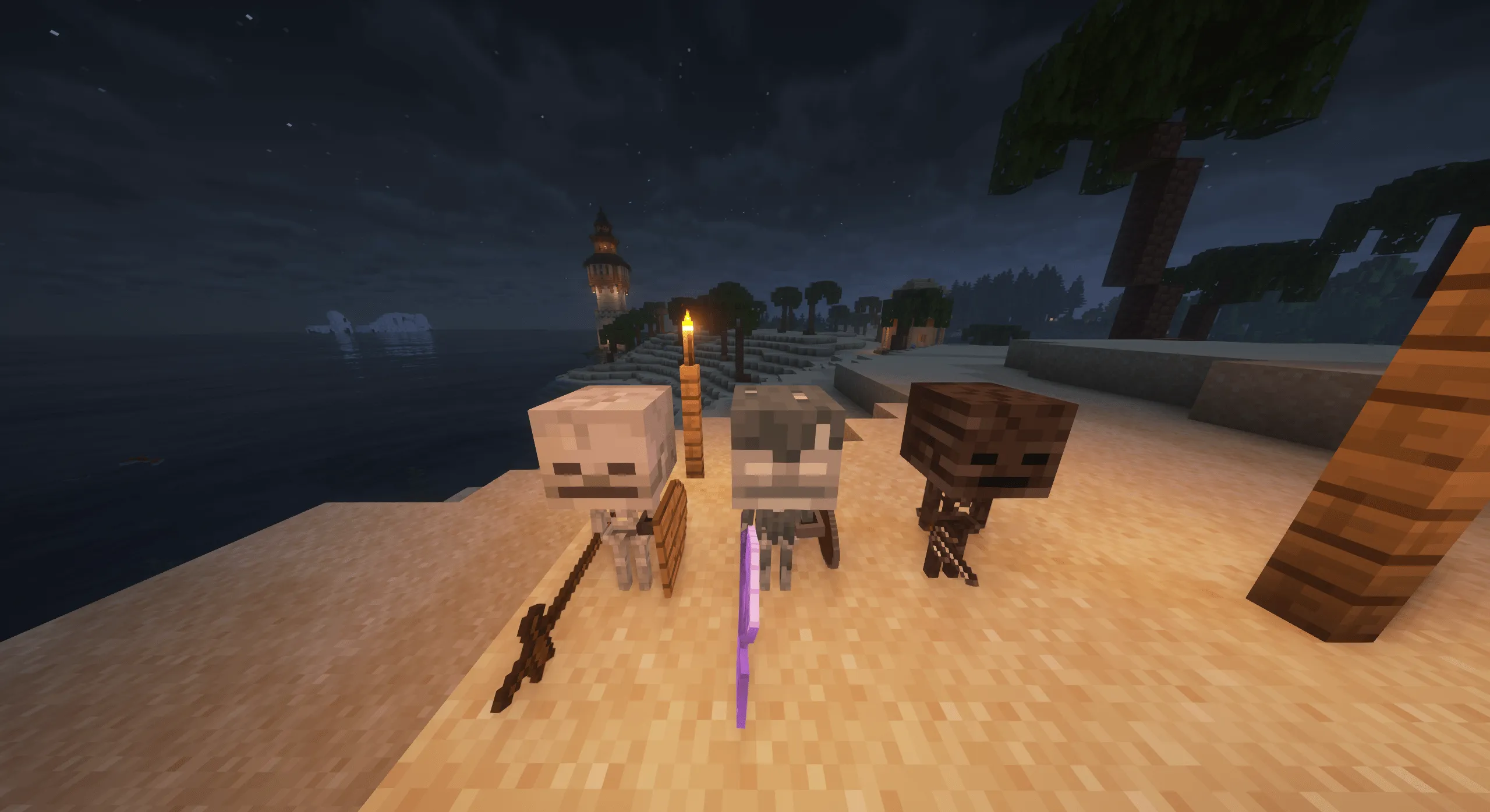 Mebahel's Creatures - Baby Skeletons — скриншот 1 (Моды, Minecraft)