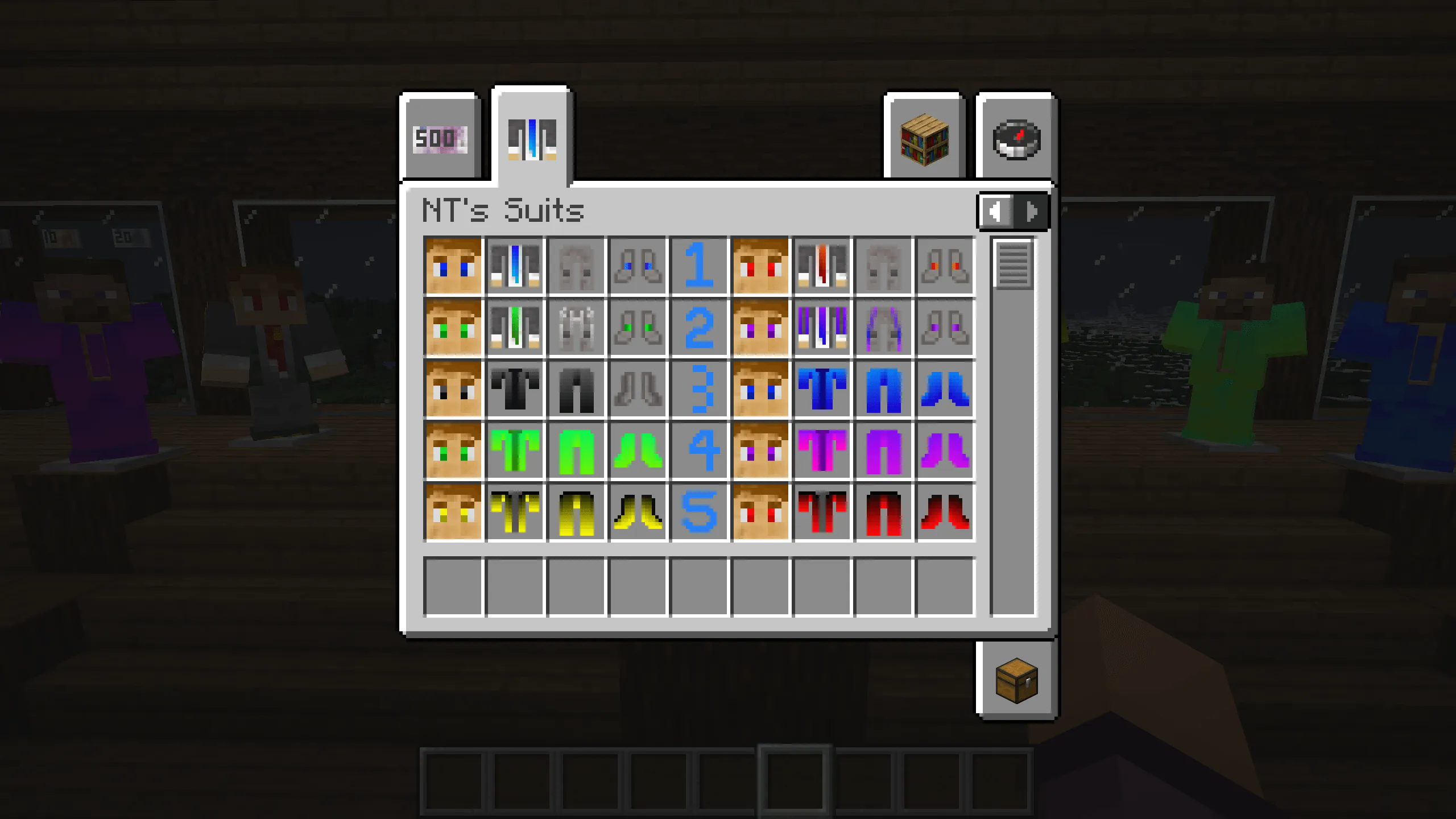 NT  Suits, Моды, Minecraft