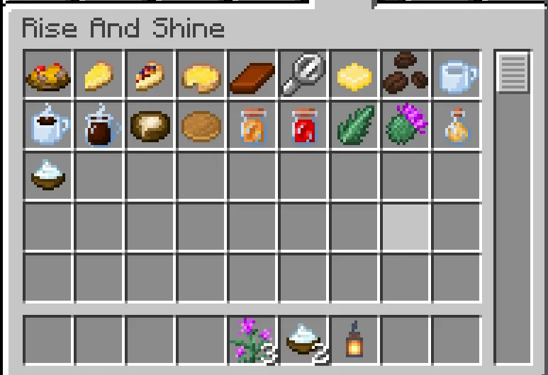 Rise & Shine (A Farmer's Delight Addon) — скриншот 1 (Моды, Minecraft)