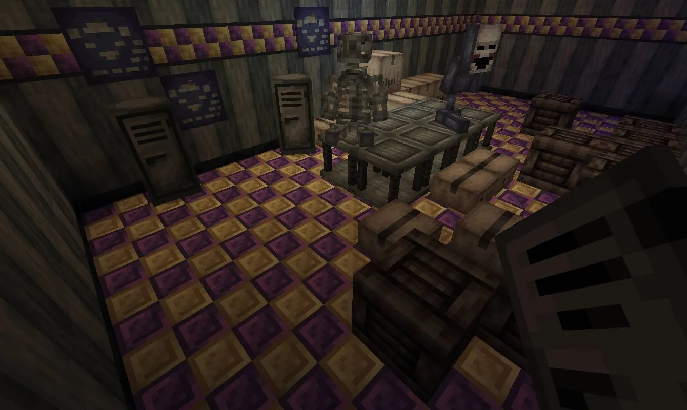 Fredbear's Family Crafting — скриншот 2 (Аддоны, Minecraft)
