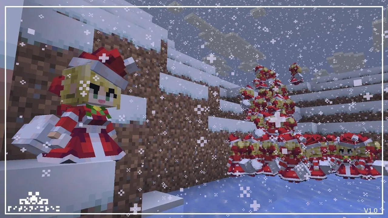 Padoru Padoru!, Текстуры, Minecraft
