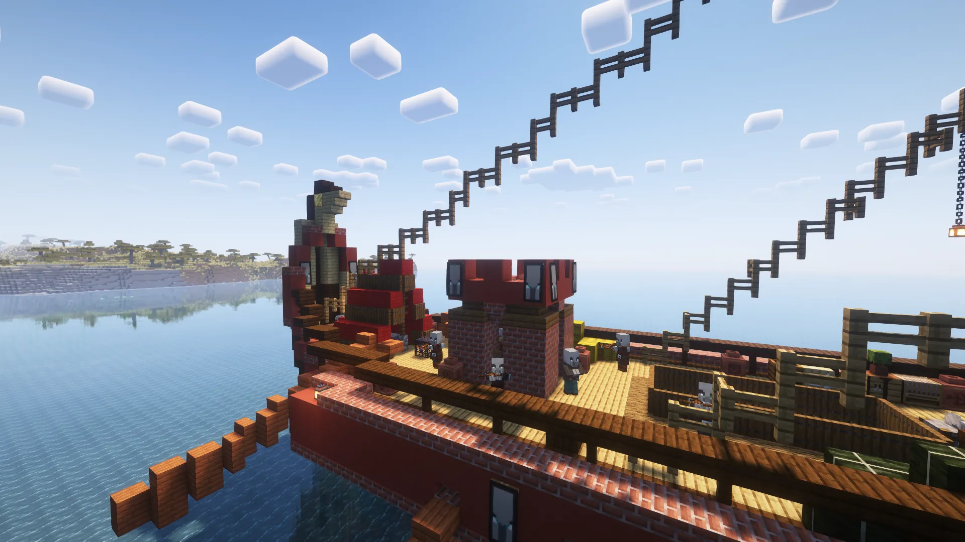 Illager War Trireme, Моды, Minecraft