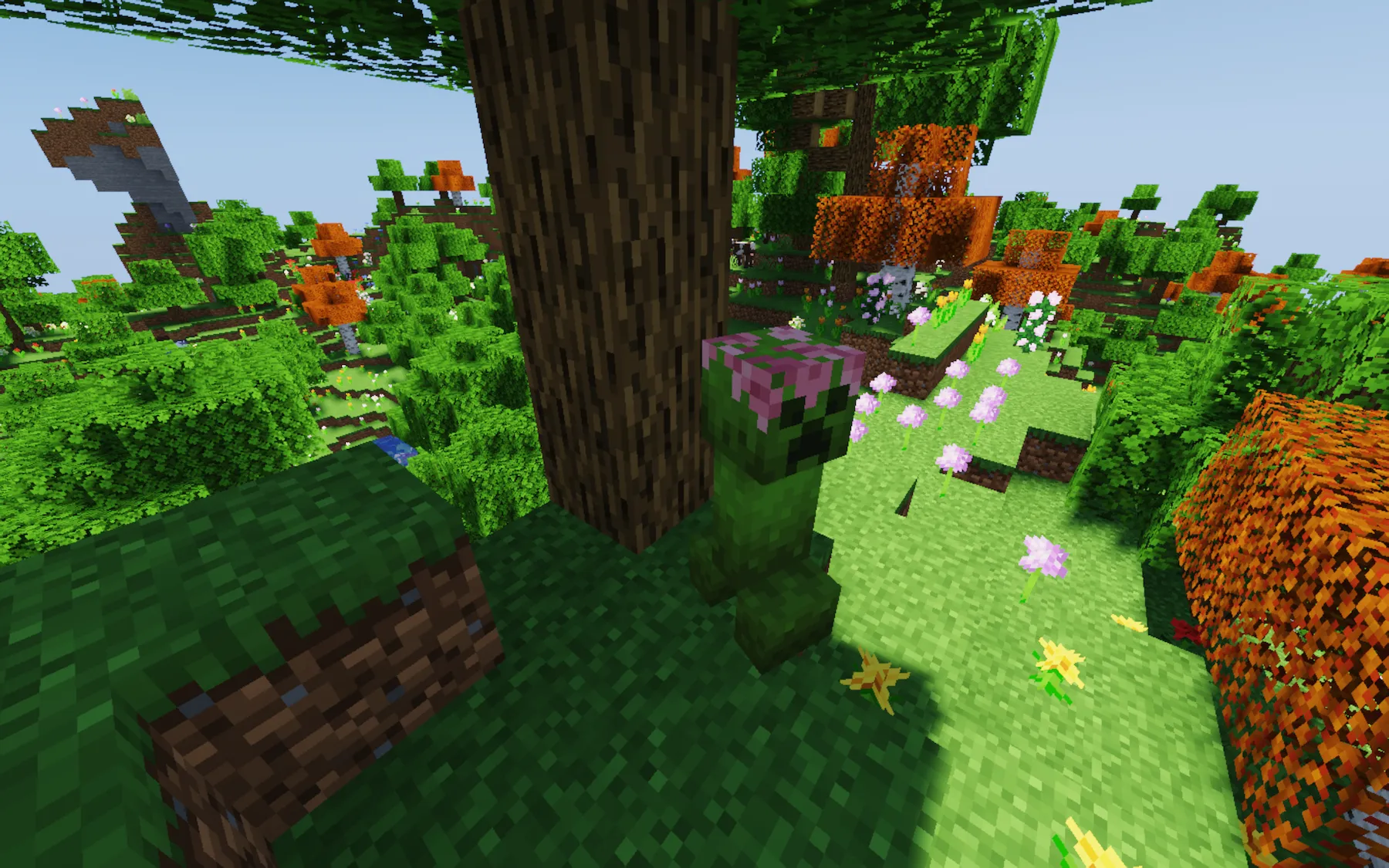 Camouflaged Creepers, Текстуры, Minecraft