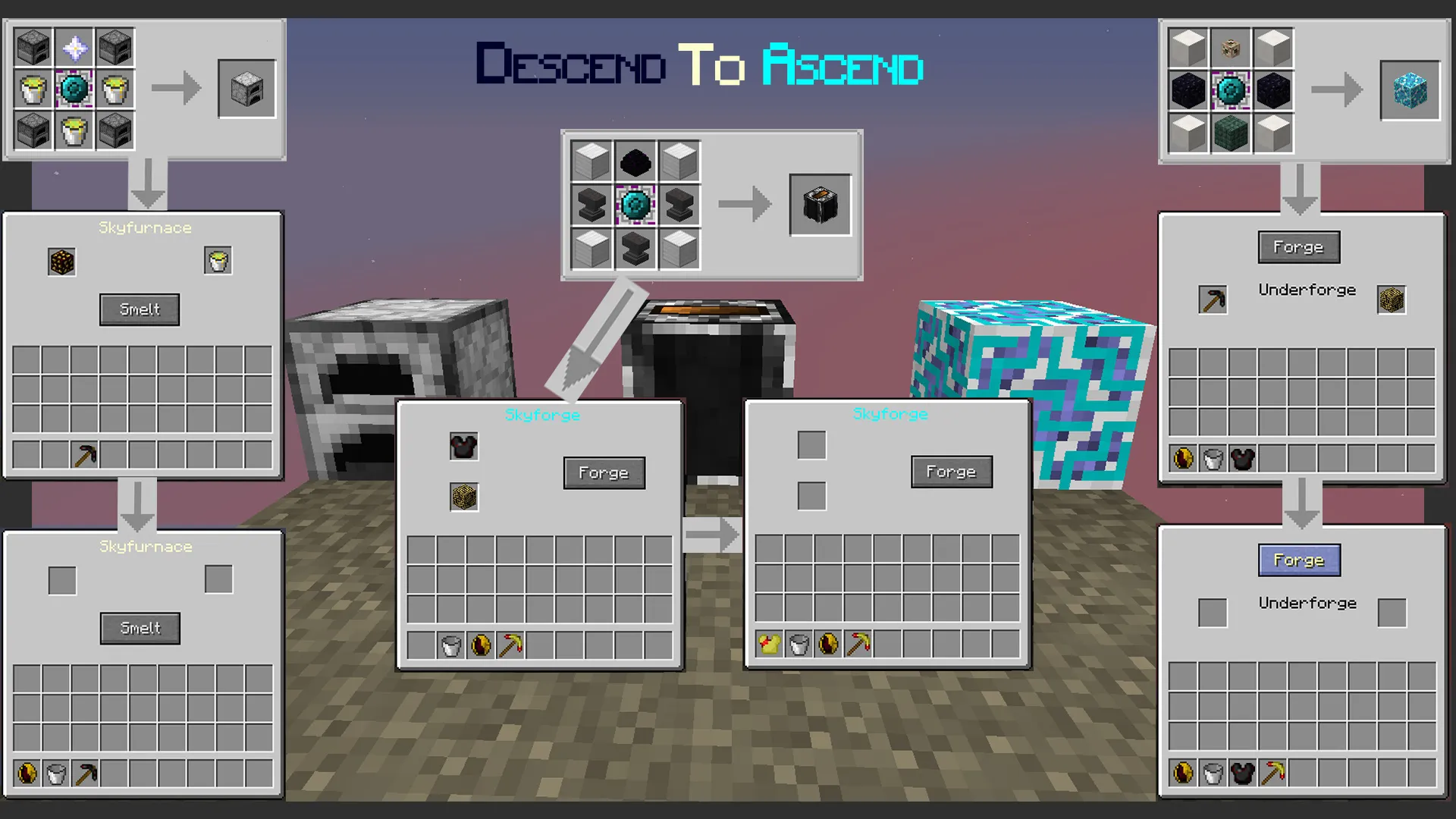 Descend to Ascend, Моды, Minecraft