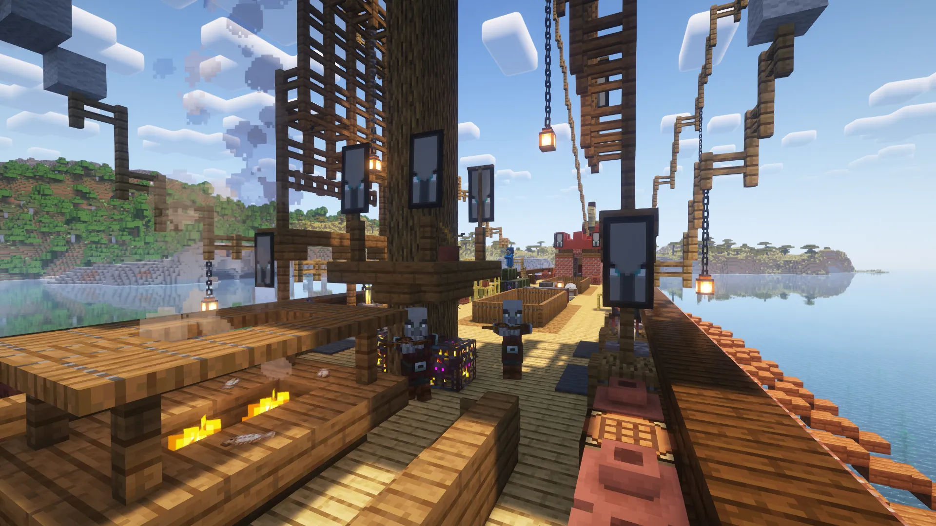 Illager War Trireme, Моды, Minecraft