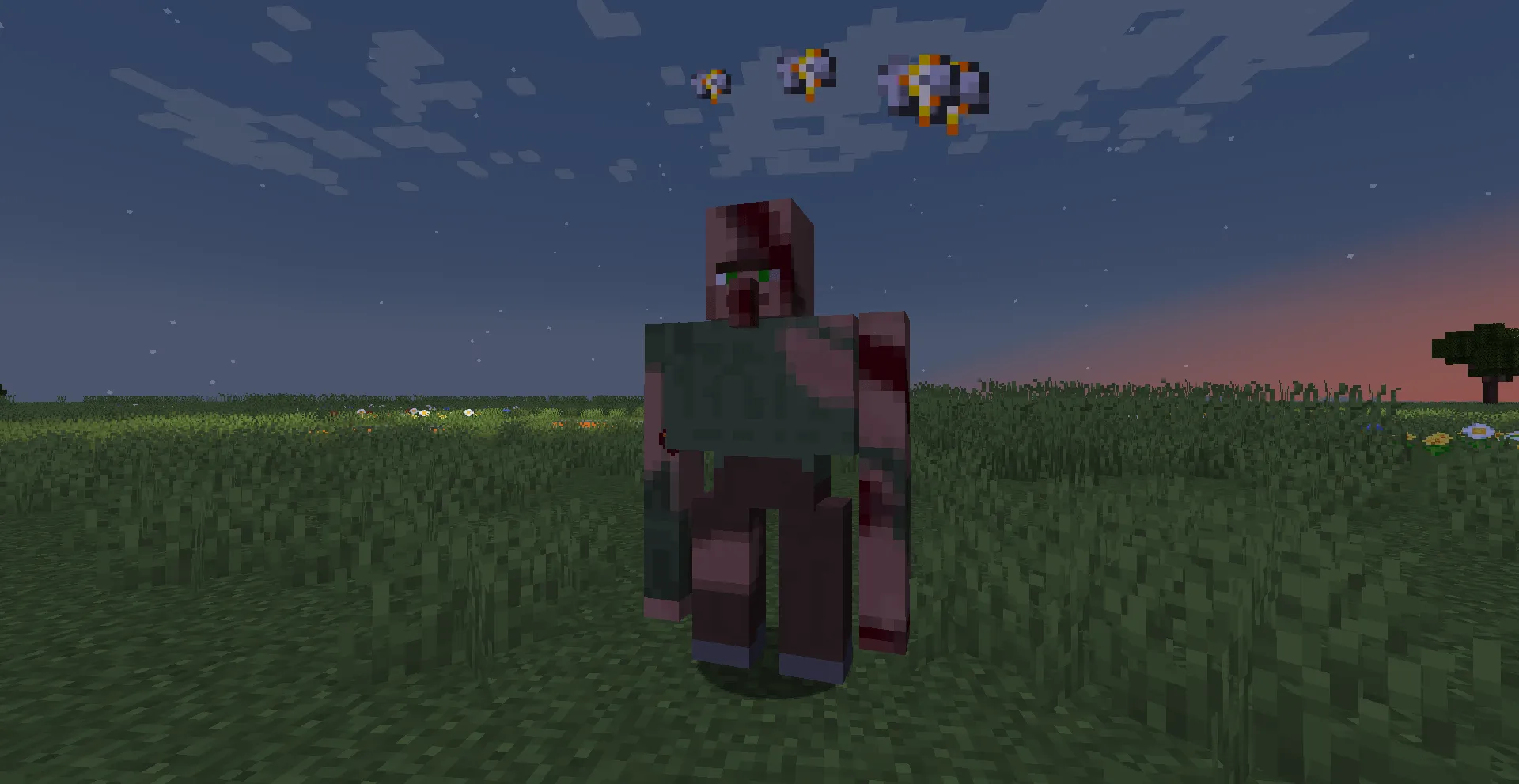 WU_SHUANGCB's Zombie Skin, but with TH — скриншот 11 (Текстуры, Minecraft)