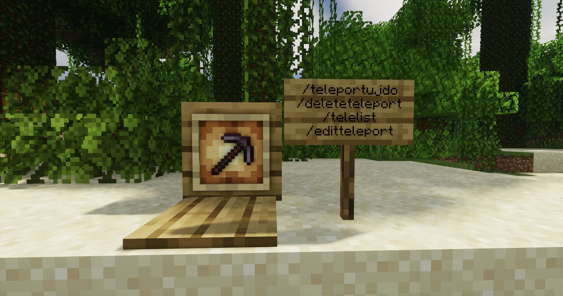 Teleplates — скриншот 1 (Плагины, Minecraft)