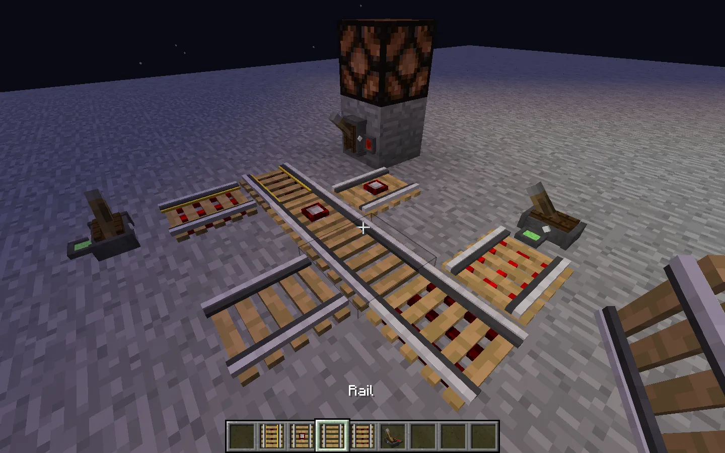 -3D Rails & Lever- — скриншот 2 (Текстуры, Minecraft)