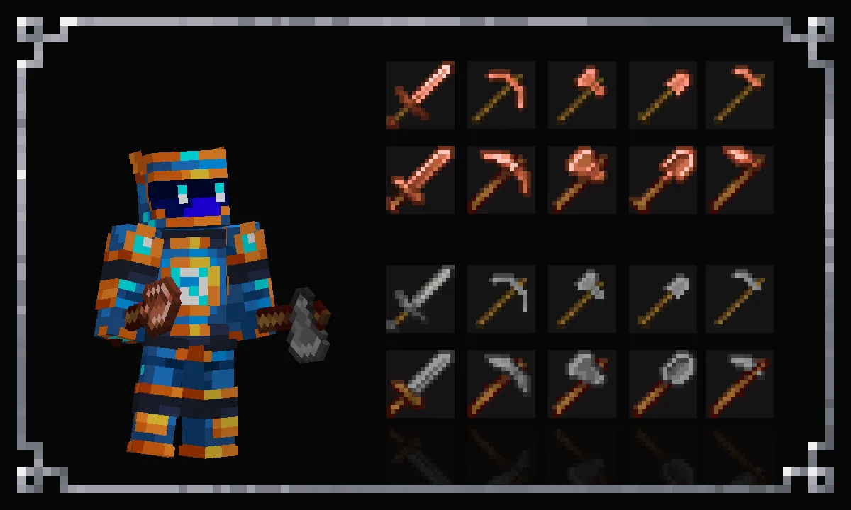 Tools Reimagined, Текстуры, Minecraft