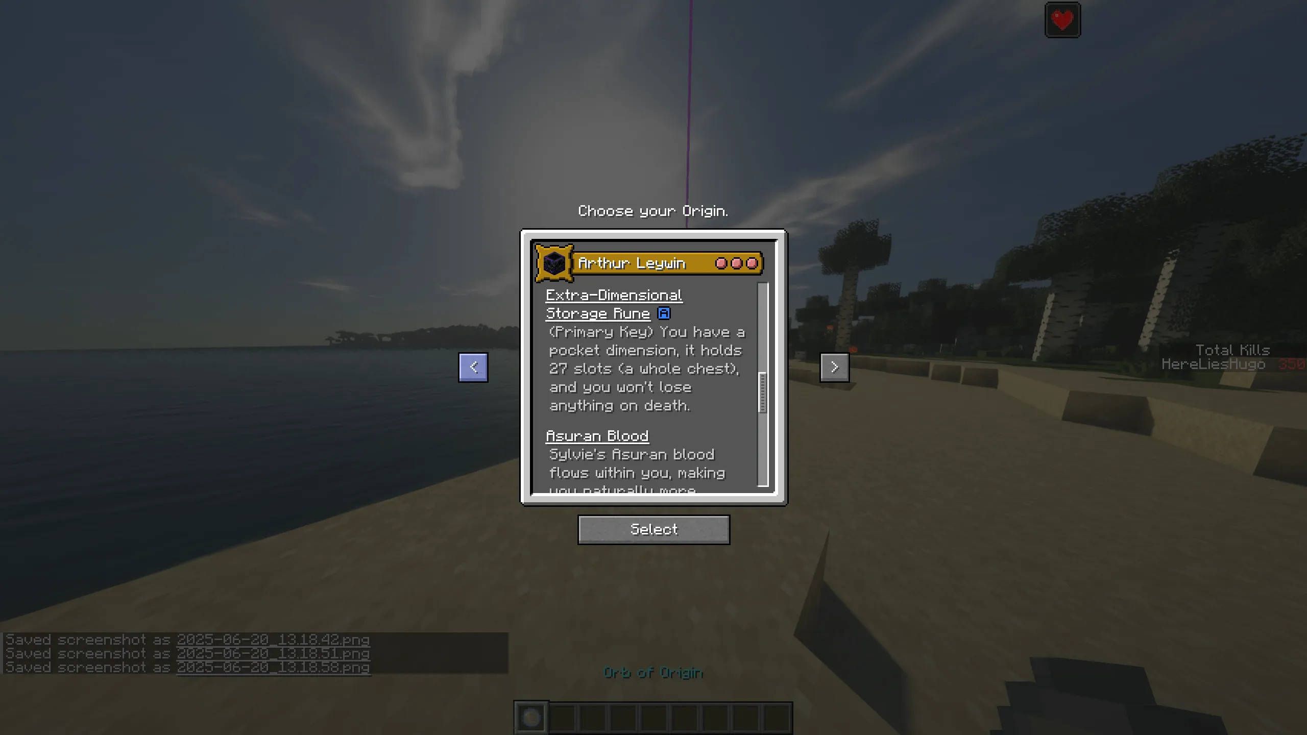 Arthur Leywin TBATE (Post-Aether) - Origins, Дата-паки, Minecraft