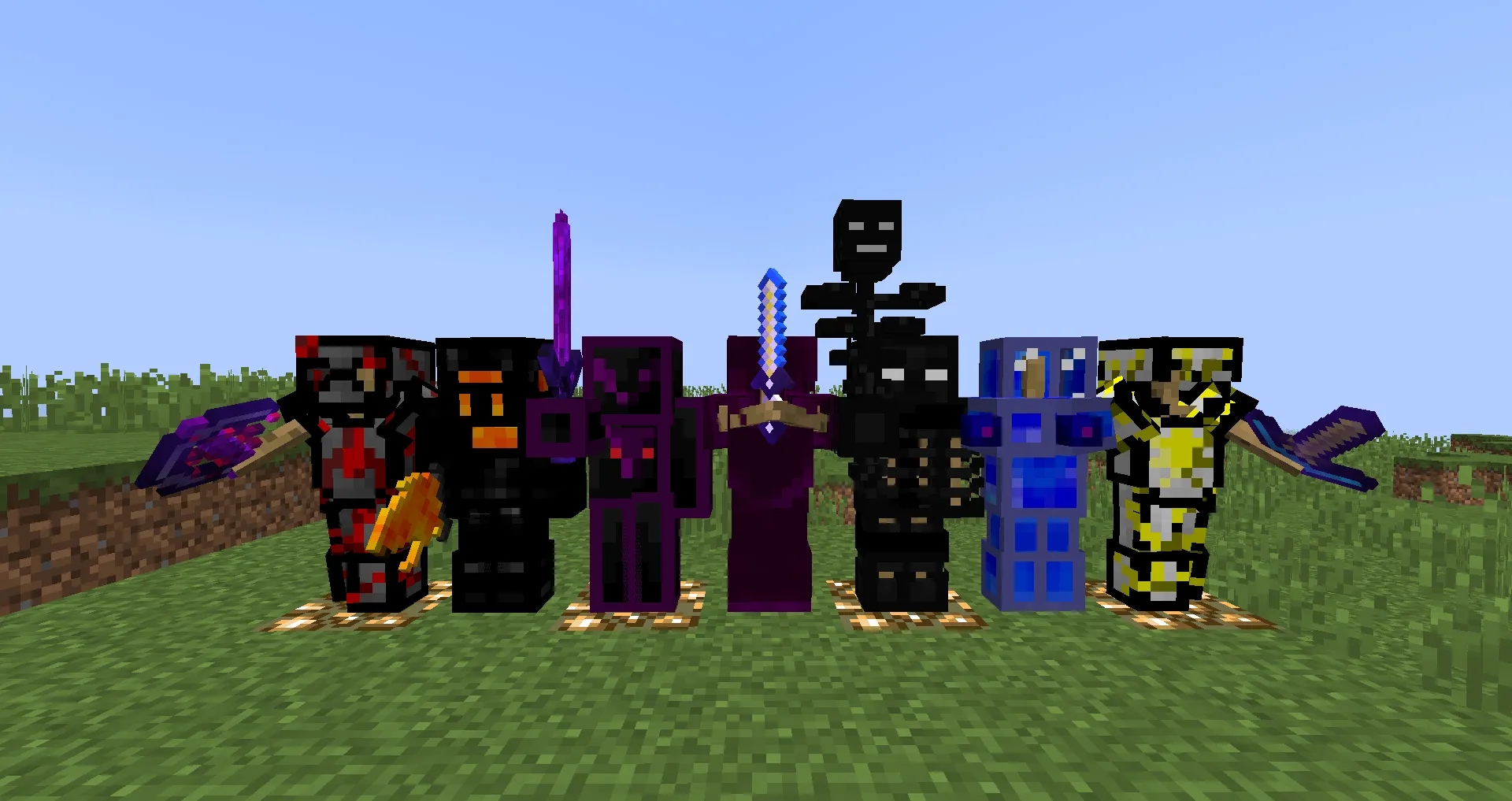 Light and dark, Моды, Minecraft