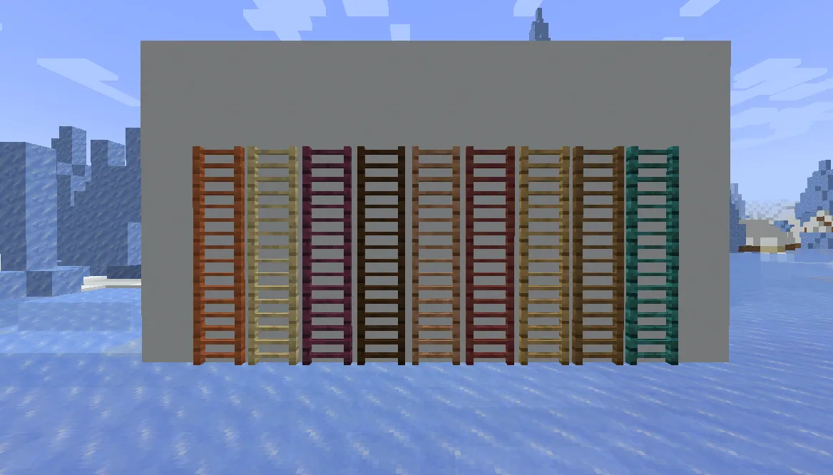 Pretty Ladders (Fabric) — скриншот 3 (Моды, Minecraft)