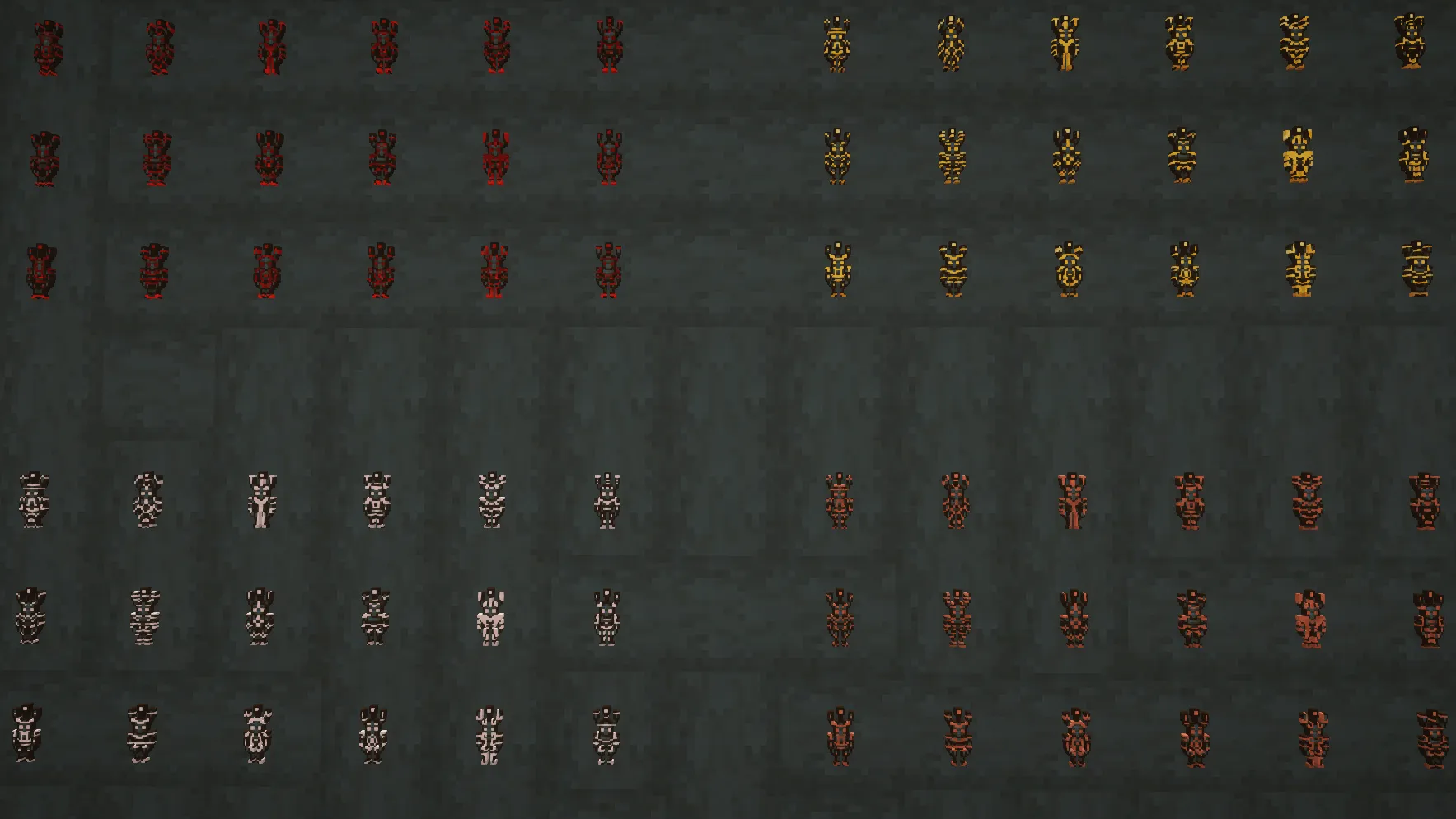 Glowing Trim Totem, Текстуры, Minecraft