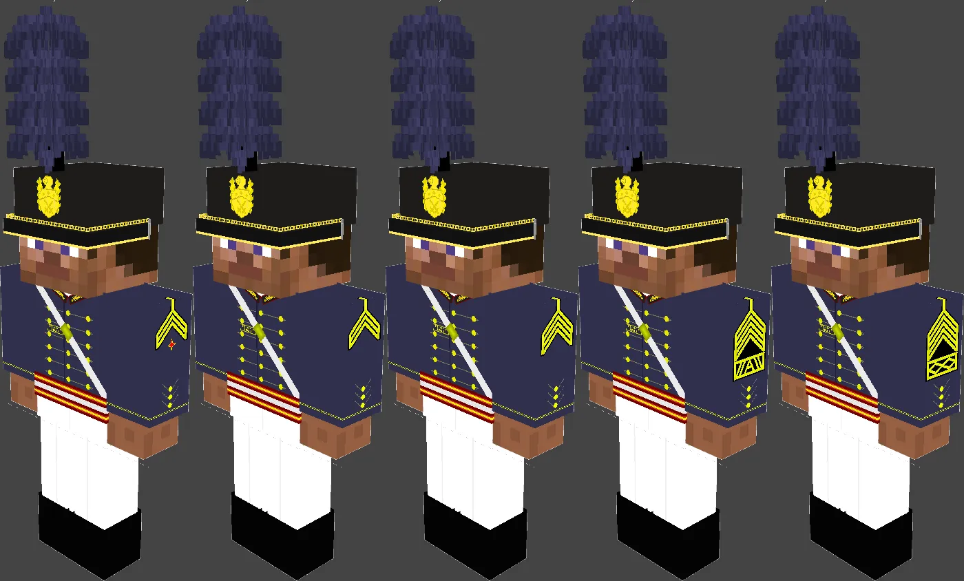 Expanded Military Cadet Uniforms — скриншот 4 (Моды, Minecraft)