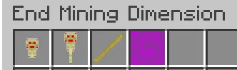 End mining Dimension, Моды, Minecraft