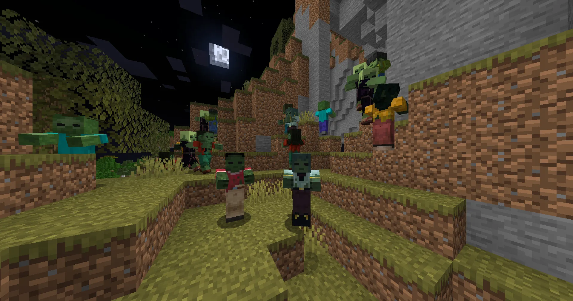 More Default Zombies — скриншот 4 (Текстуры, Minecraft)