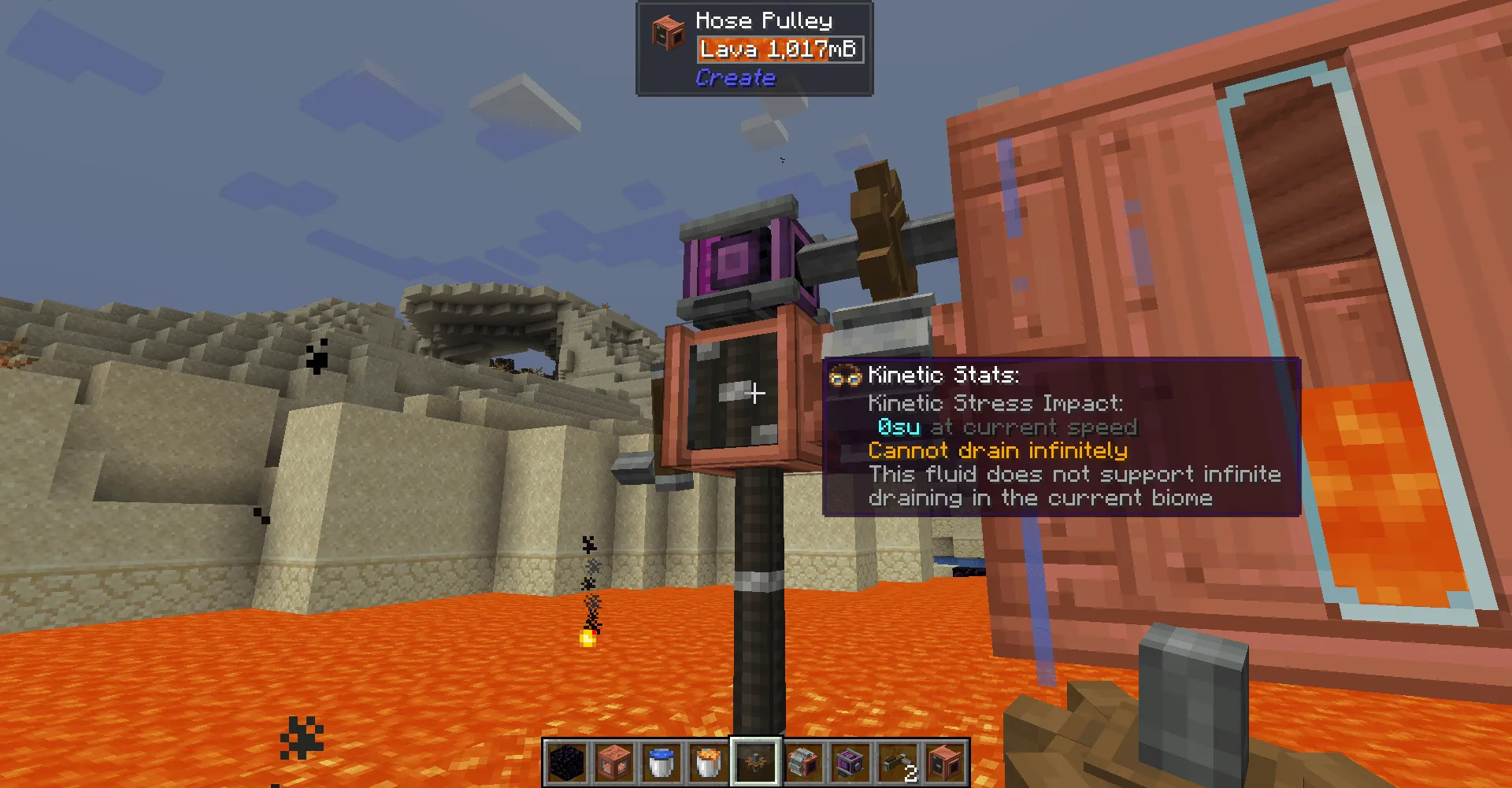 Create: Limited Draining, Моды, Minecraft