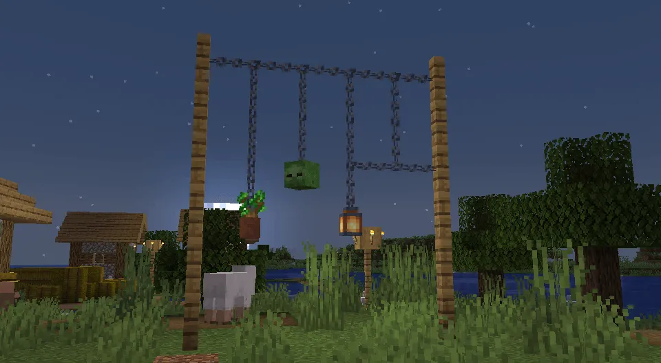 Connected Chains - Macaw's Lights Compat — скриншот 2 (Текстуры, Minecraft)
