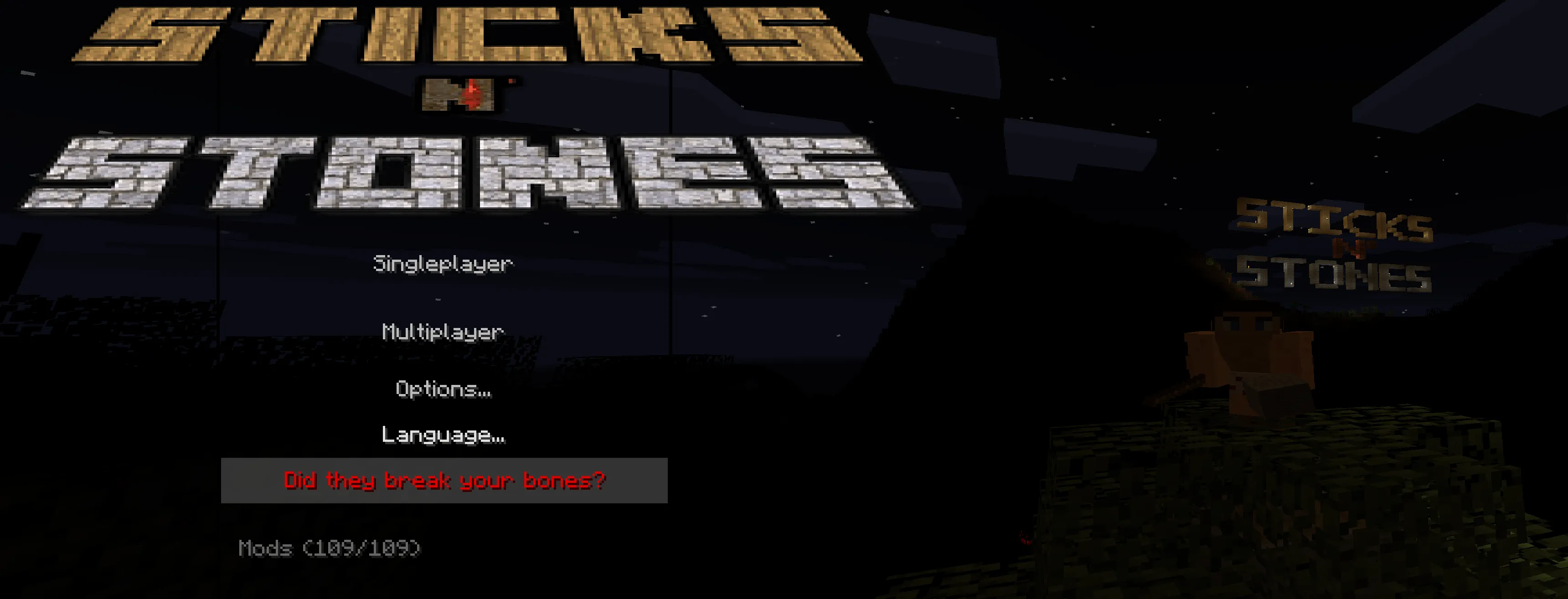Sticks N' Stones — скриншот 2 (Модпаки, Minecraft)