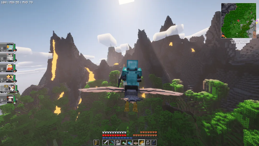 Mostly Just Cobblemon — скриншот 1 (Модпаки, Minecraft)