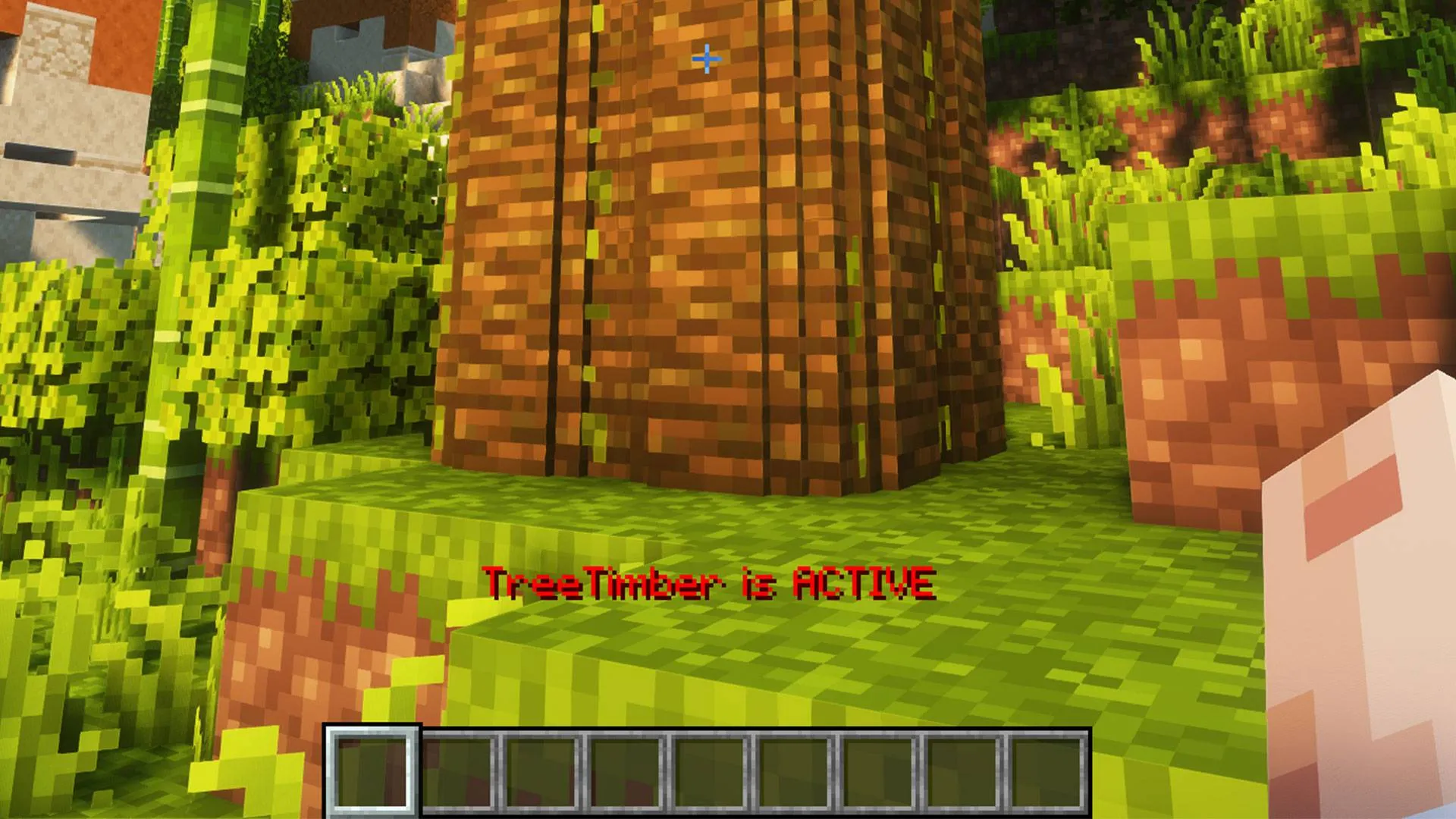 unowly's TreeTimber — скриншот 1 (Моды, Minecraft)