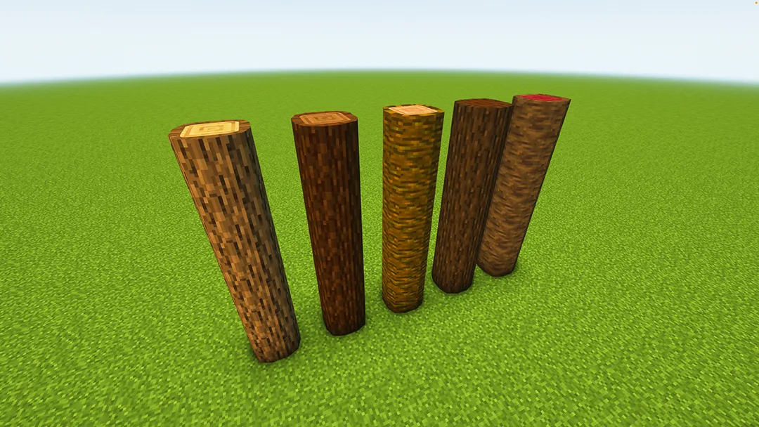 EMP's Rounded Logs, Текстуры, Minecraft