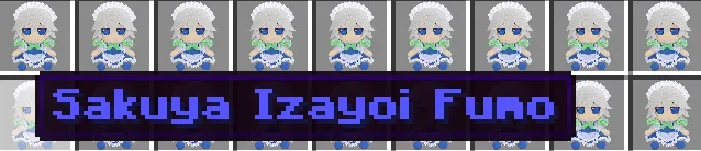 MLGkyell44's Sakuya Touhou Fumo, Текстуры, Minecraft