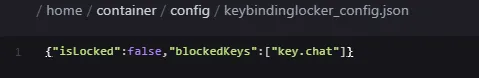 KeybindingLocker — скриншот 2 (Моды, Minecraft)
