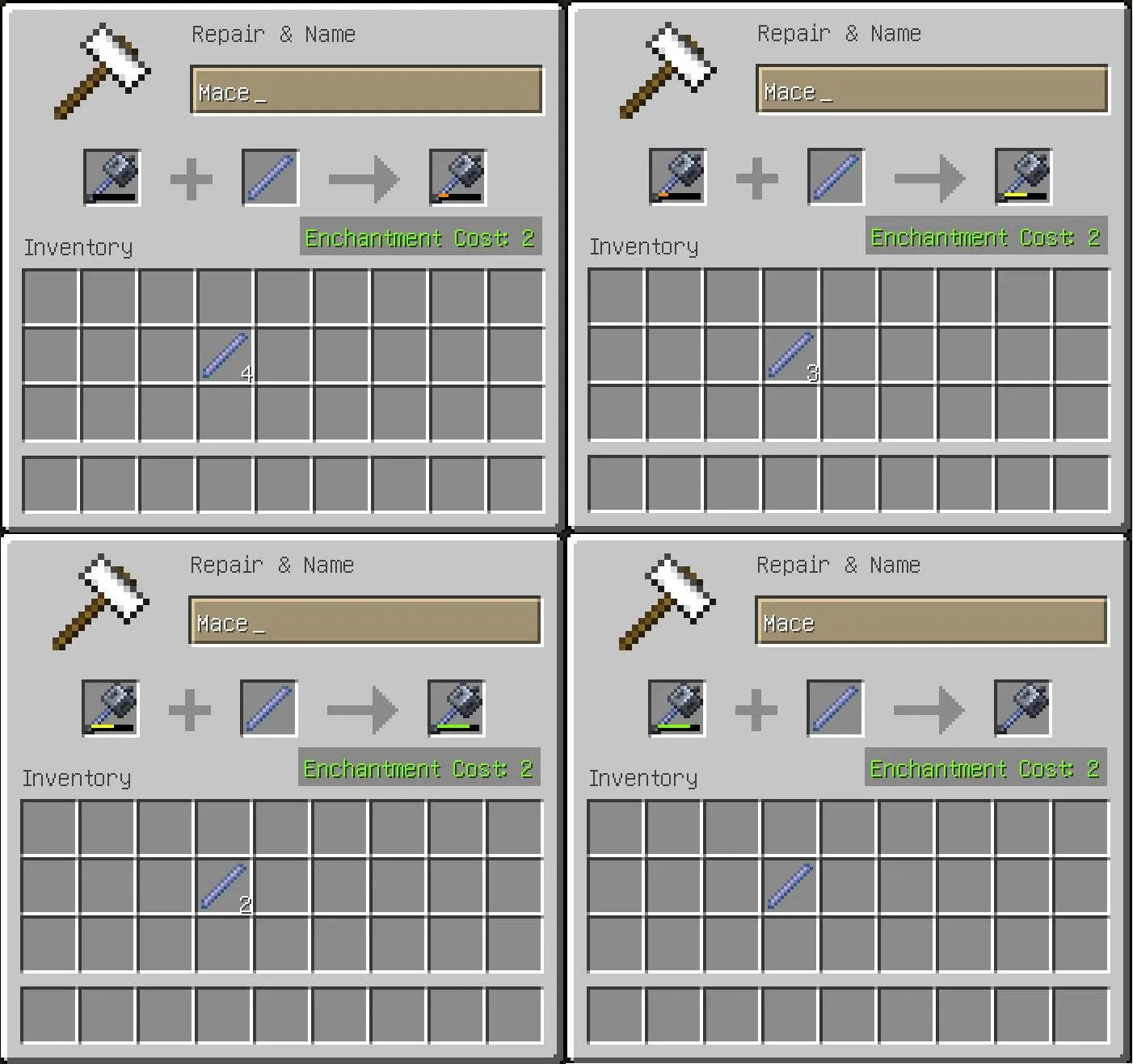 EnchantOnce, Моды, Minecraft