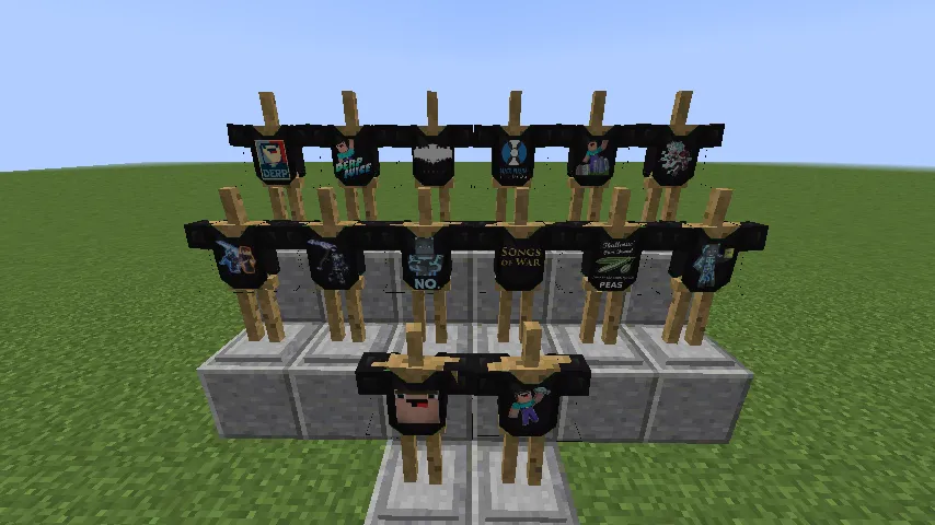 Songs of war merch mod — скриншот 5 (Моды, Minecraft)
