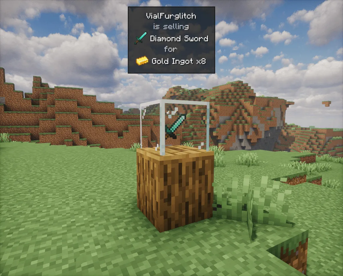 Vending Block: Restocked — скриншот 2 (Моды, Minecraft)