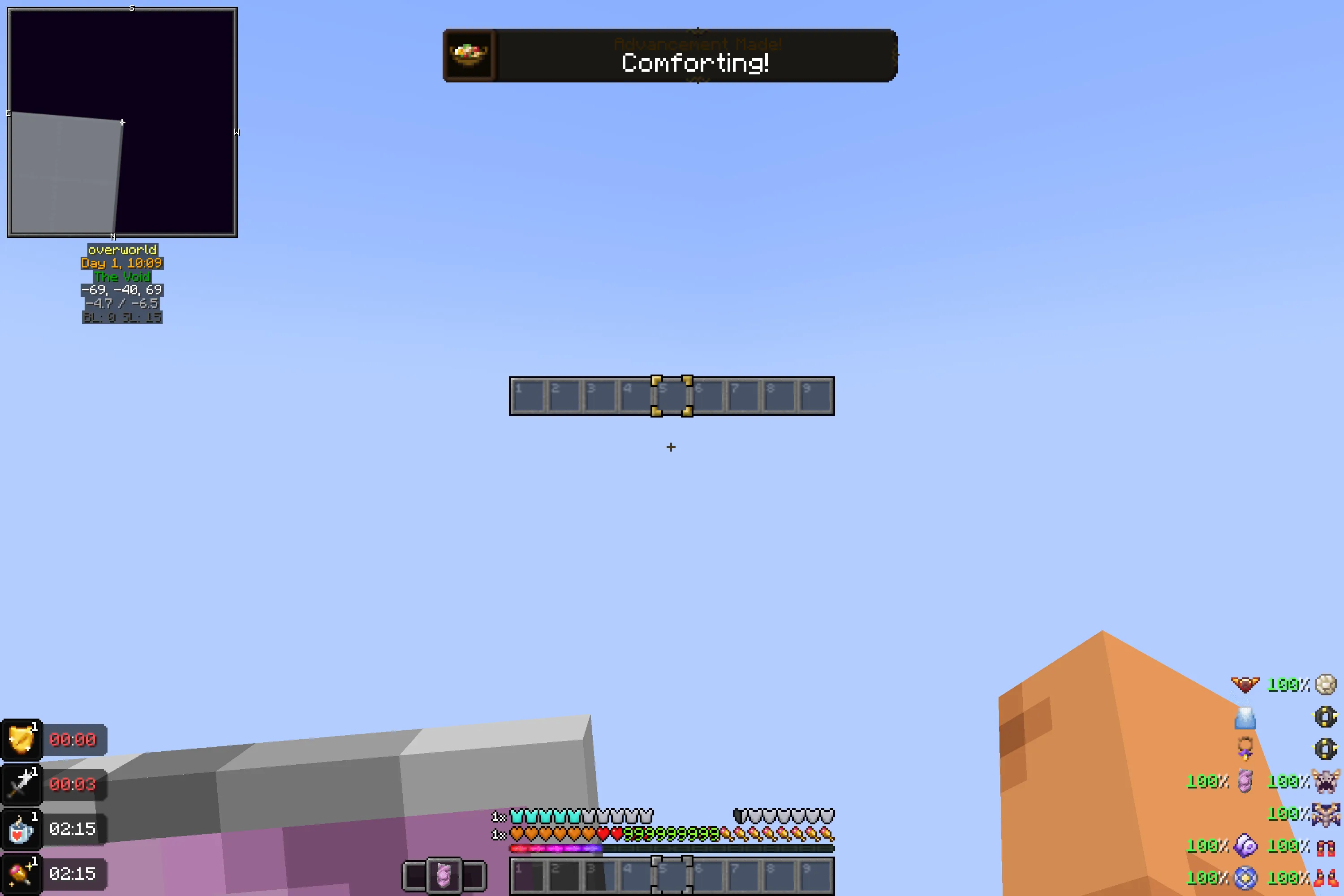 NEC_Dark_GUI, Текстуры, Minecraft