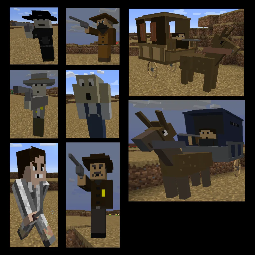 CBs Wild West, Моды, Minecraft