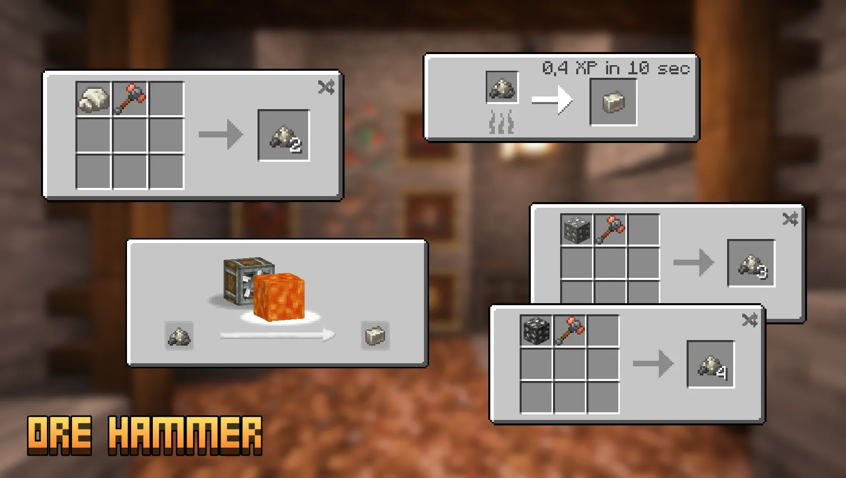 Ore Hammer, Моды, Minecraft