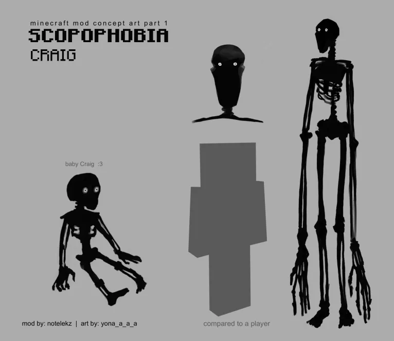 Scopophobia — скриншот 1 (Моды, Minecraft)